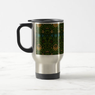 Caneca Térmica Vintage William Morris Violeta e Columbina