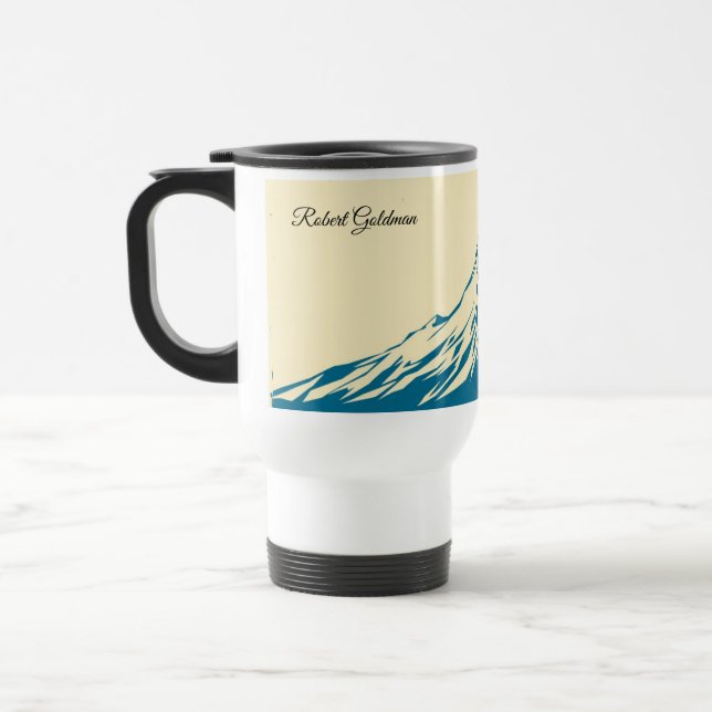 Caneca Térmica Vintage Winter Ski Club Personalized Lodge (Esquerda)