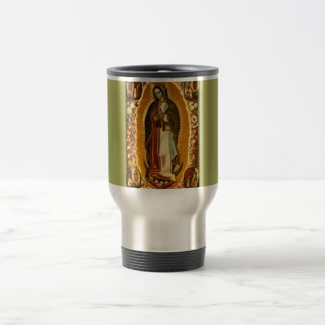 Caneca Térmica Virgem de Guadalupe Nossa Senhora Mãe Maria (Centro)