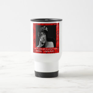 Caneca Térmica Virginia Woolf & Citação de Amor