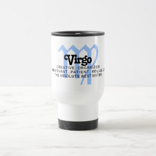 Caneca Térmica Virgo Zodiac Sinal Traits Melhor Irmã