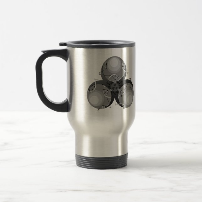 Caneca Térmica Vírus da morte (Esquerda)