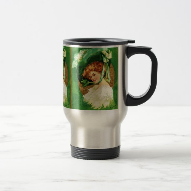 Caneca Térmica Visto de queda do verde (Direita)