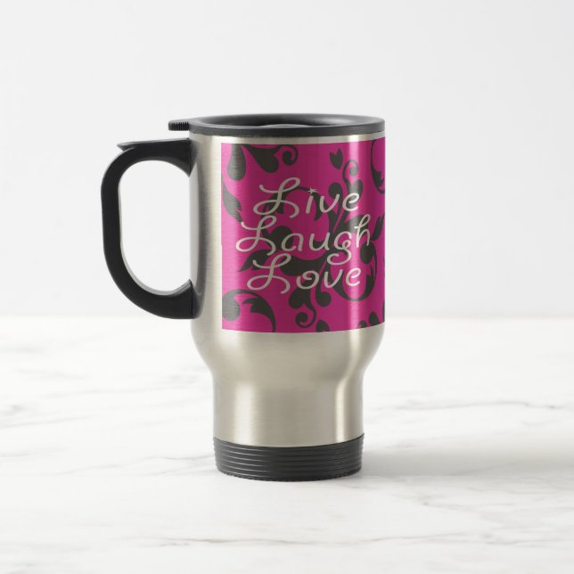 Caneca Térmica Vive o amor do riso (Esquerda)