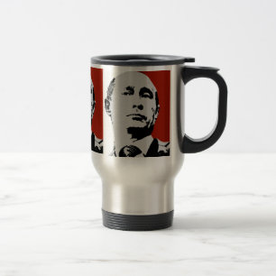 Caneca Térmica Vladimir Putin vermelho
