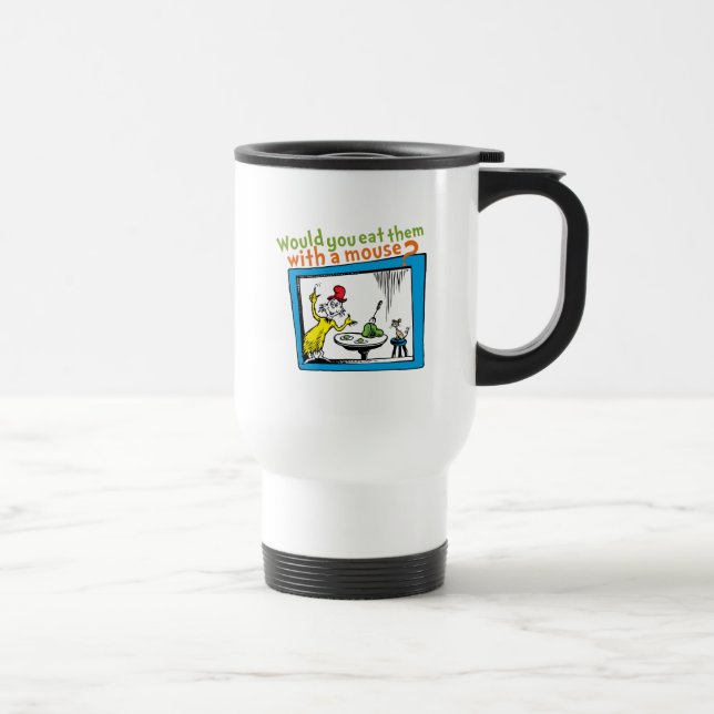 Caneca Térmica Você os comeria com um rato? (Direita)
