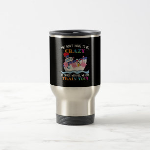 Caneca Térmica Você Tem Que Ser Louco Para Nos Cruzar Flamingo