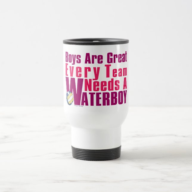 Caneca Térmica Voleibol de Waterboy a rosa (Centro)