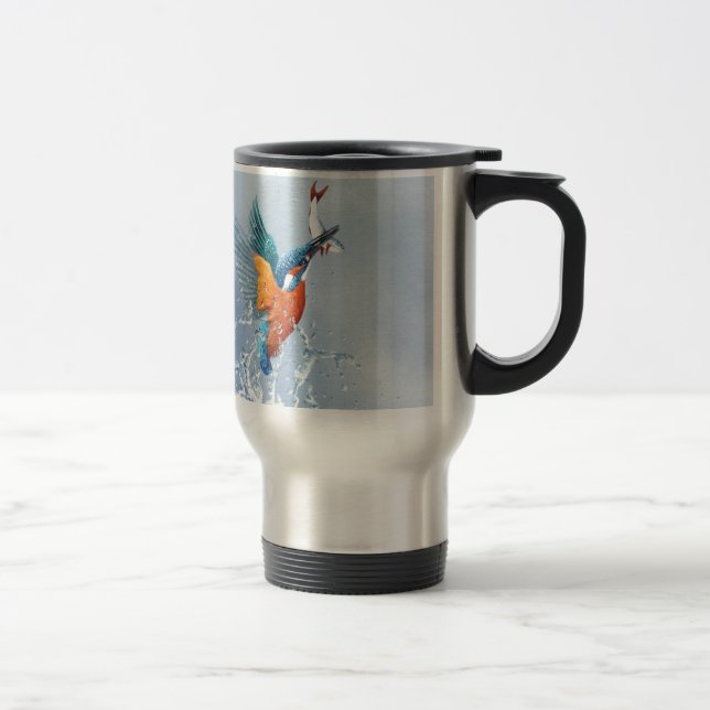 Caneca Térmica Vôo do martinho pescatore fora da água (Direita)