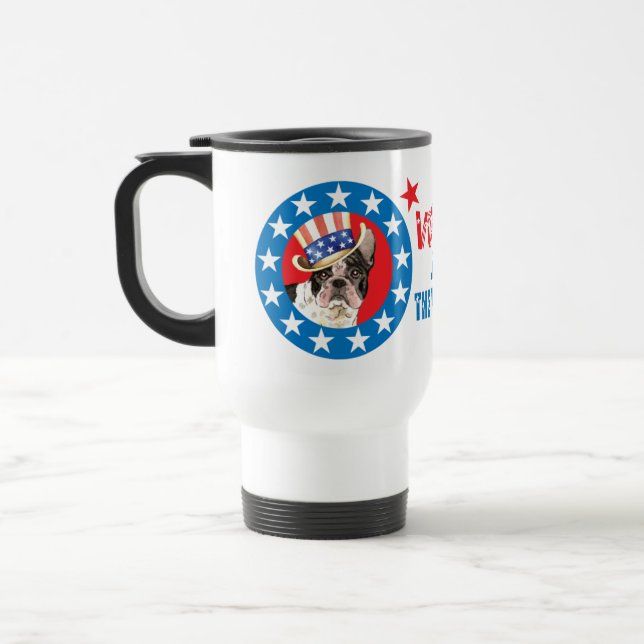Caneca Térmica Votar em Frenchie (Esquerda)