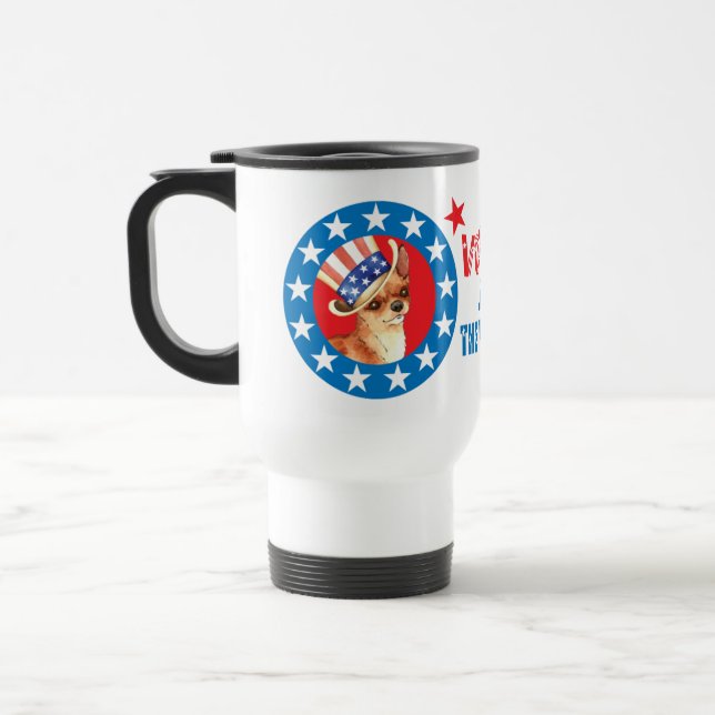 Caneca Térmica Voto para Chihuahua (Esquerda)