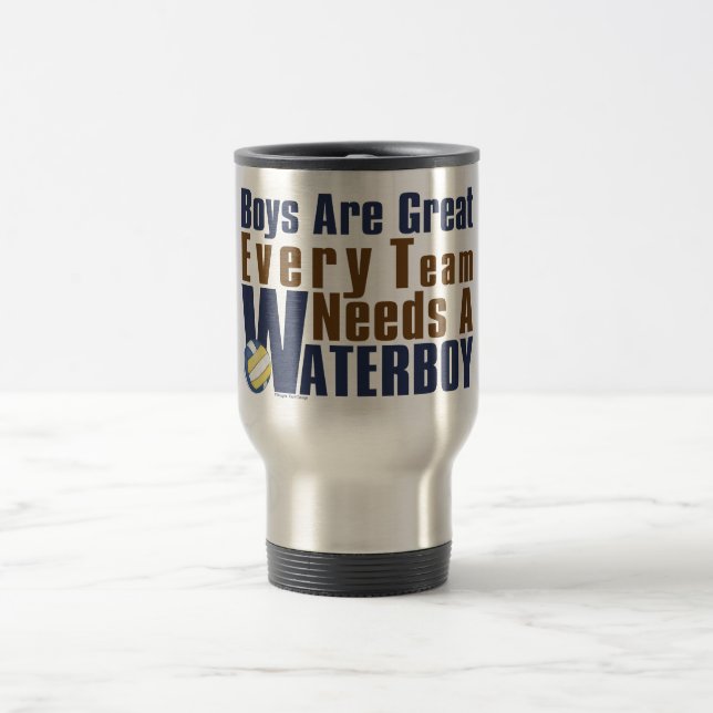 Caneca Térmica Waterboy Vollyball em Azul (Centro)