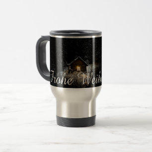 Caneca Térmica Weihnachtsgrüße mit Hexenhaus