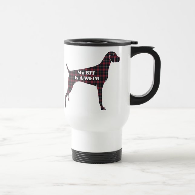 Caneca Térmica Weimaraner BFF (Direita)