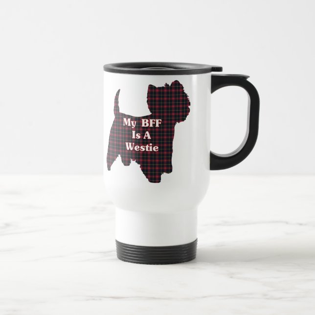 Caneca Térmica West Highland White Terrier BFF presentes (Direita)
