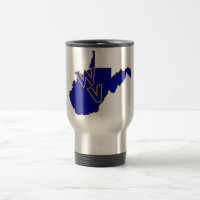 West Virginia Pride Blue e Dourado