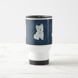 Caneca Térmica Westie Black Watch Tartan