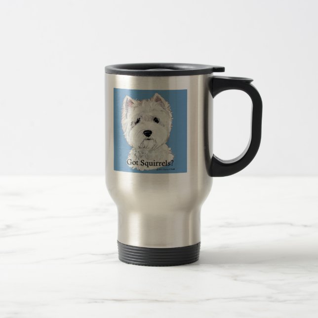 Caneca Térmica Westie obteve esquilos? (Direita)