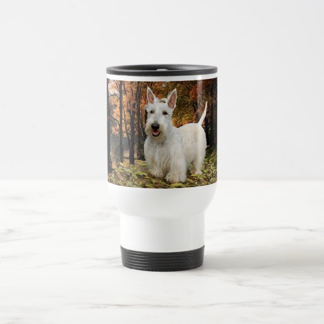Caneca Térmica Wheaten Scottish Terrier Autumn (Centro)