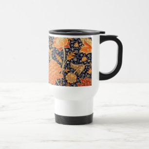 Caneca Térmica William Morris Cray Floral Art Nouveau Pattern