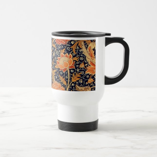 Caneca Térmica William Morris Cray Wallpaper Pattern (Direita)