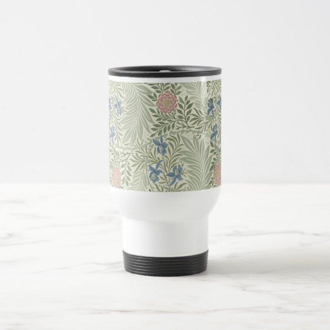 Caneca Térmica William Morris Larkspur Floral Wallpaper (Centro)