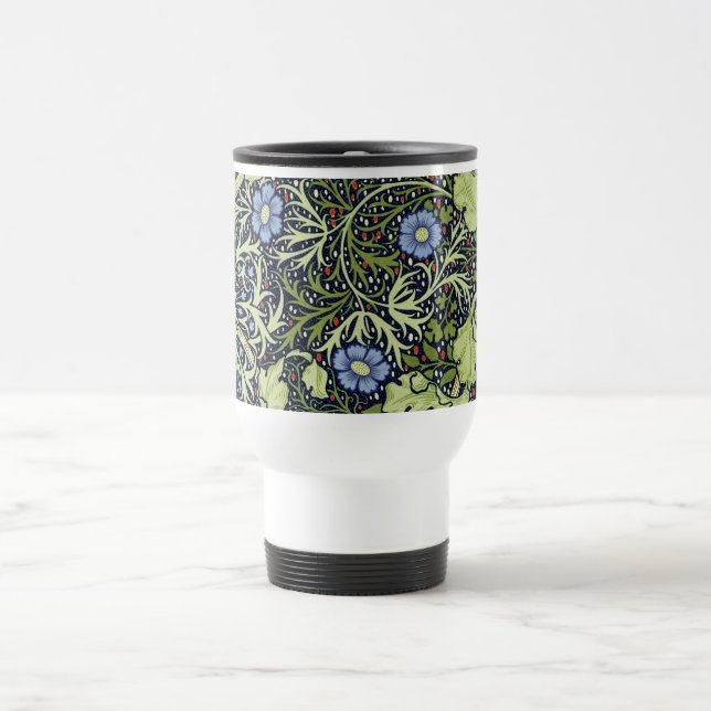 Caneca Térmica William Morris Seaweed Flor Antiquado (Centro)