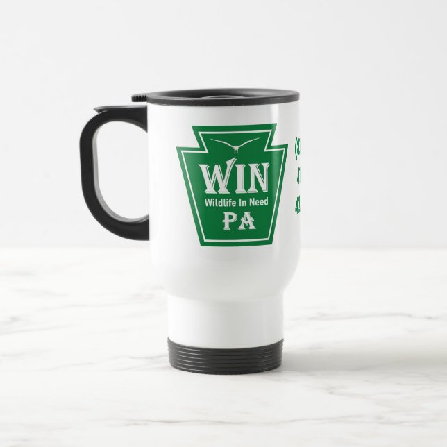 Caneca Térmica WIN Logo Travel Mug (Esquerda)