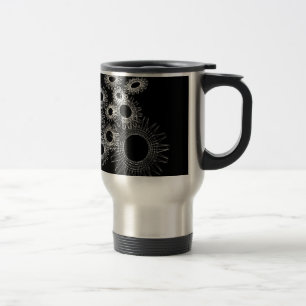 Caneca Térmica Wireframe, modelo tridimensional esqueleto
