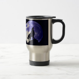 Caneca Térmica Wolf Silhouette e Lua Completa