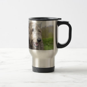 Caneca Térmica Wolfhound irlandês bonito
