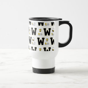 Caneca Térmica Woodstock Varsity Sports - Letra Patterna