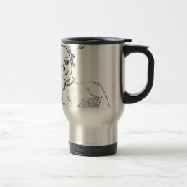 Caneca Térmica yaei punk girl anime desenho 