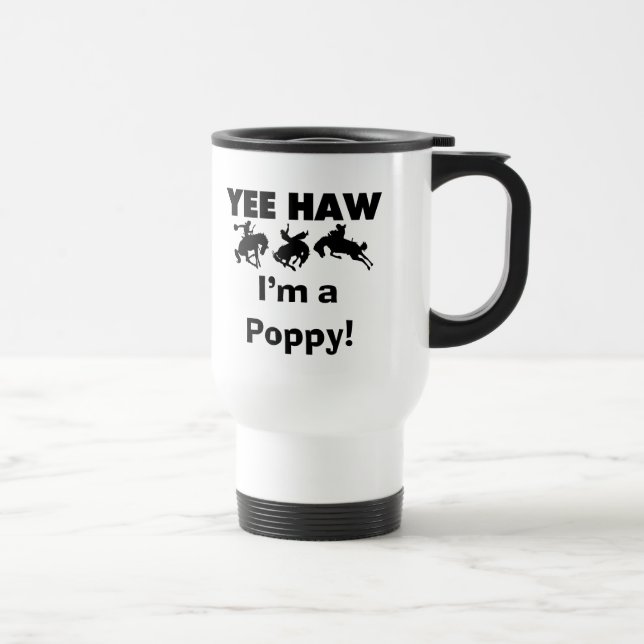 Caneca Térmica Yee Haw, sou uma camiseta e presentes (Direita)