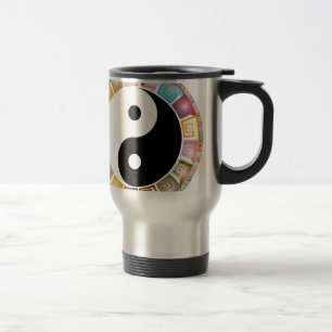 Caneca Térmica yin yang filosofia do leste asiático