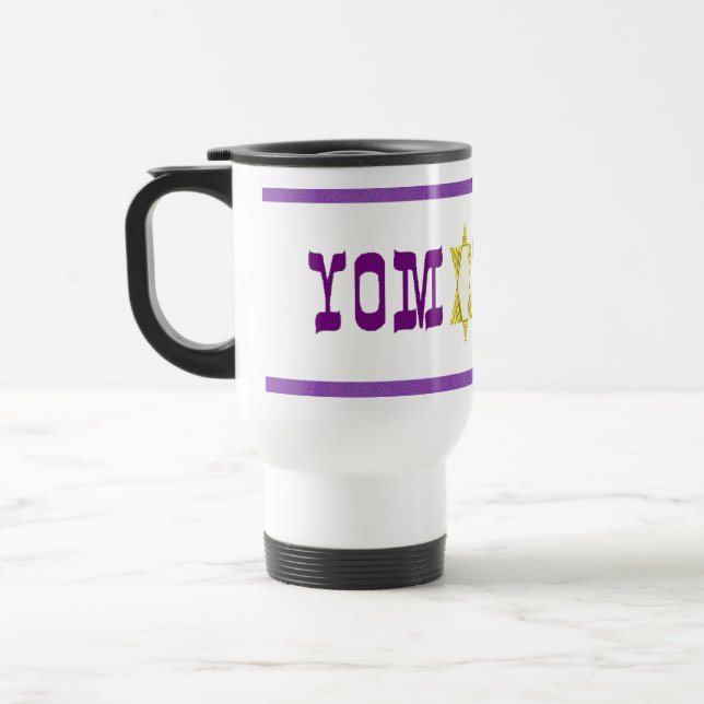 Caneca Térmica Yom Kippur & Estrela - (Esquerda)