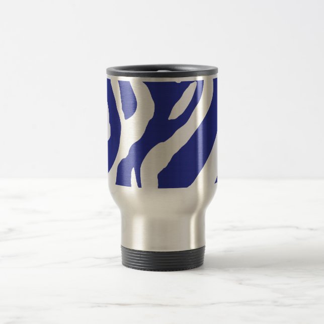 Caneca Térmica Zebra azul (Centro)