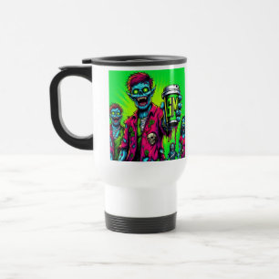 Caneca Térmica Zombies cafeinados