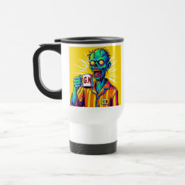 Caneca Térmica Zombies cafeinados