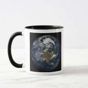 Caneca Terra cheio mostrando a América do Norte 5