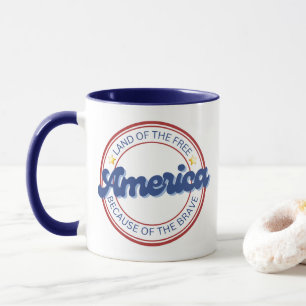 Caneca Terra dos Libertos Por Causa da América Brava