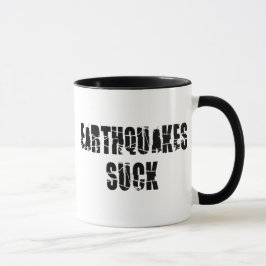 Caneca Terremotos chupam - Sobrevivência do terremoto