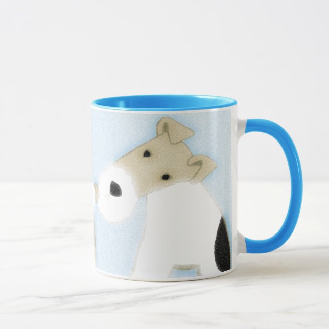 Caneca Terrier de Fox do fio (Direita)