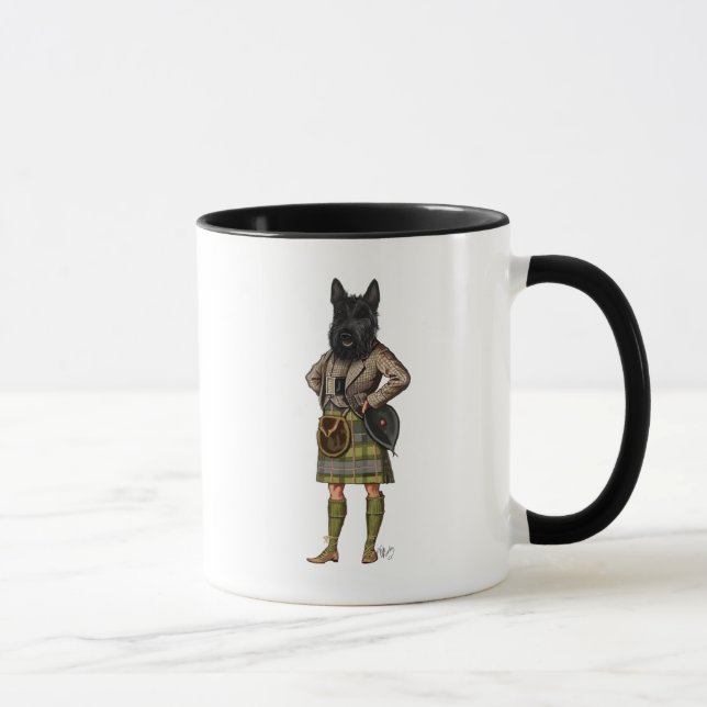 Caneca Terrier escocês em kilt (Direita)