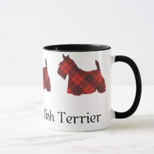 Caneca Terrier Escocês Maxwell Tartan