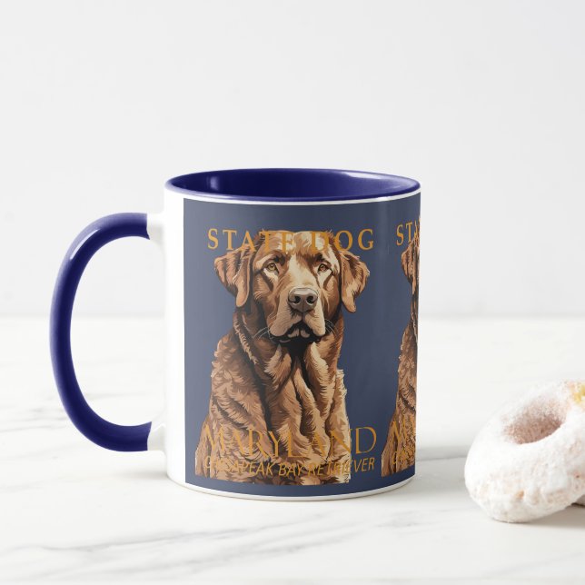 Caneca Território de Maryland O Retriever 2 (Com Donut)