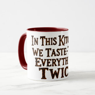 Caneca Teste de Sabor Tudo Duas Vezes
