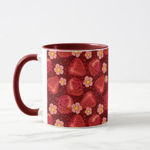Caneca Teste padrão 2 2 da morango