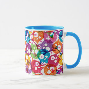 Caneca Teste padrão 3 dos crânios