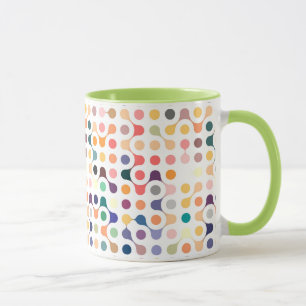 Caneca Teste padrão da estrutura molecular